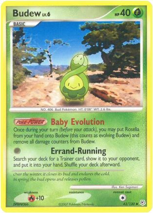 Budew Diamond and Pearl - Uncommon