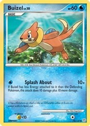 Buizel 072 - Reverse Holofoil Diamond and Pearl - Common