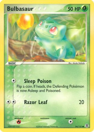 Bulbasaur 054/112 FireRed & LeafGreen - Common