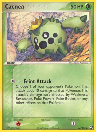 Cacnea - Reverse Holofoil Power Keepers - Common