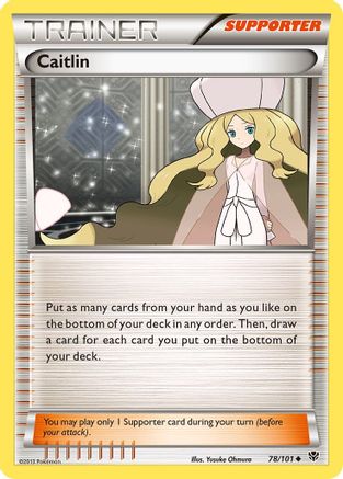 Caitlin - Reverse Holofoil Plasma Blast - Uncommon
