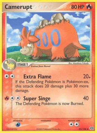 Camerupt - Reverse Holofoil Emerald - Uncommon