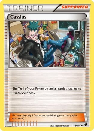 Cassius 115 - Reverse Holofoil XY Base Set - Uncommon