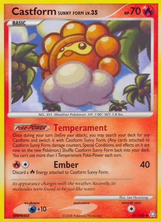 Castform Sunny Form Legends Awakened - Uncommon
