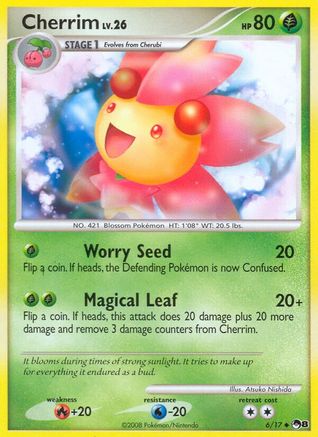 Cherrim - Reverse Holofoil POP Series 8 - Uncommon