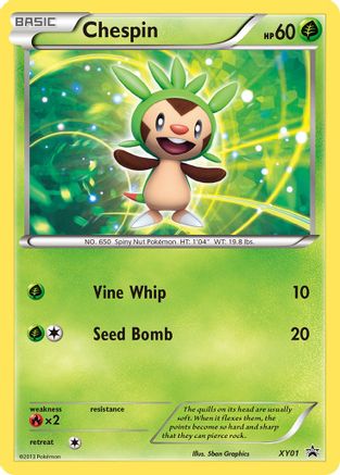 Chespin - XY01 - Holofoil XY Promos - Promo