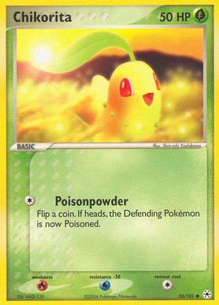 Chikorita - Reverse Holofoil Hidden Legends - Common