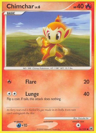 Chimchar (56) Majestic Dawn - Common
