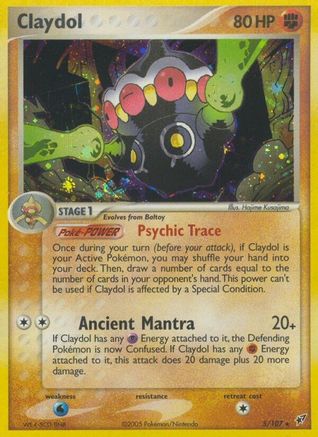 Claydol - Holofoil Deoxys - Holo Rare