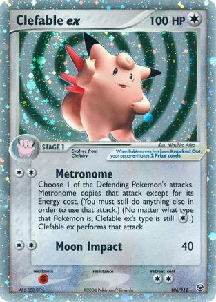 Clefable ex - Holofoil FireRed & LeafGreen - Ultra Rare