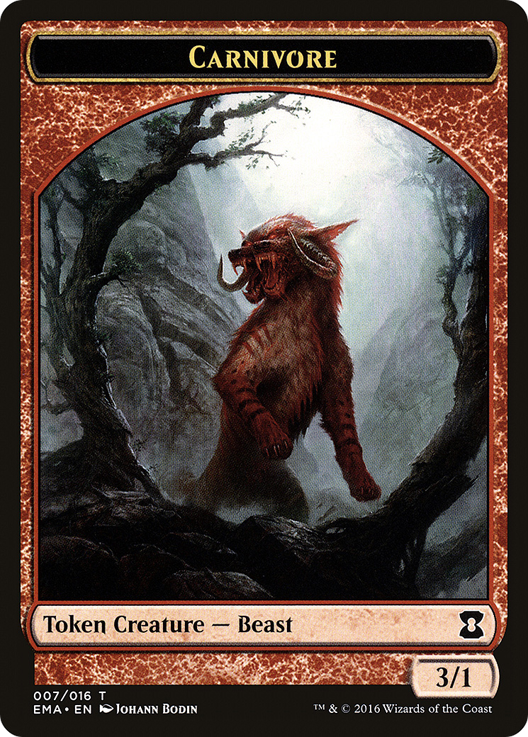 Carnivore Token (EMA-007) - Eternal Masters Tokens