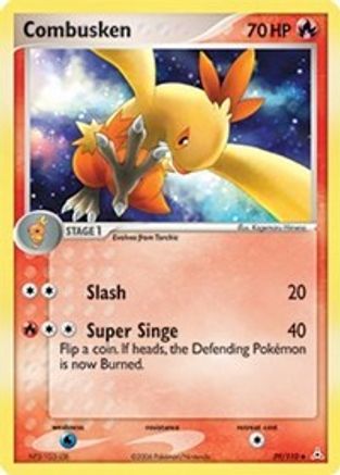 Combusken - Reverse Holofoil Holon Phantoms - Uncommon