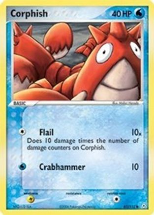 Corphish - 063/110/110 - Reverse Holofoil Holon Phantoms - Common