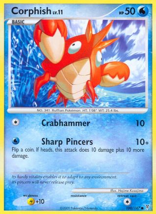Corphish - Reverse Holofoil Supreme Victors - Common