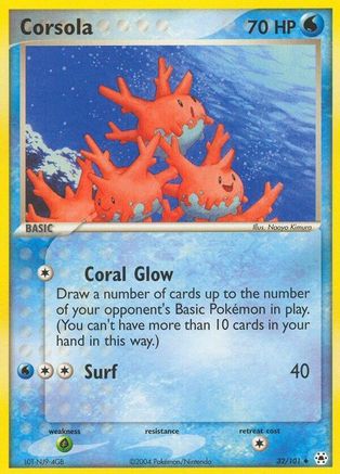 Corsola - Reverse Holofoil Hidden Legends - Uncommon