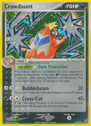 Crawdaunt Deoxys - Holo Rare