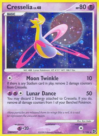 Cresselia - Reverse Holofoil Great Encounters - Holo Rare