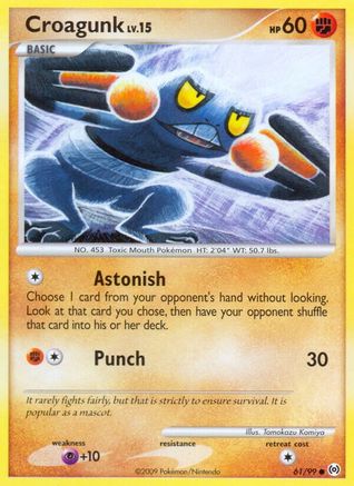 Croagunk 061 Arceus - Common