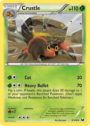 Crustle - Reverse Holofoil Dark Explorers - Uncommon