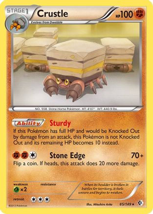 Crustle - Holofoil Boundaries Crossed - Holo Rare