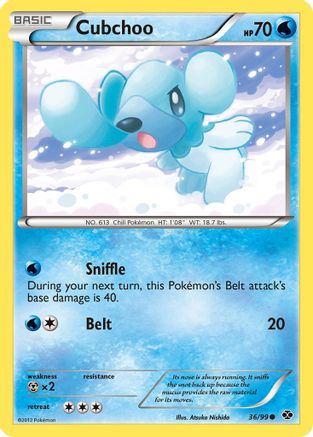 Cubchoo - Reverse Holofoil Next Destinies - Common