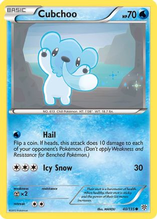 Cubchoo 040 Plasma Storm - Common
