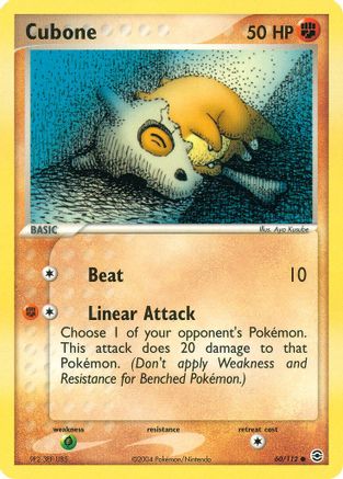 Cubone 060 FireRed & LeafGreen - Common
