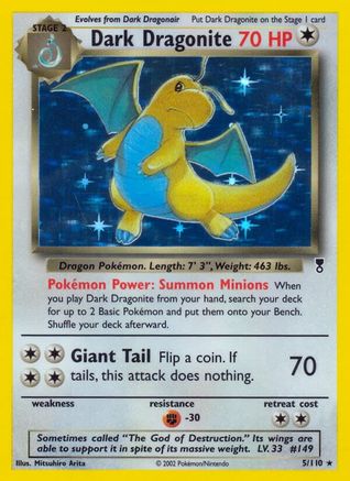 Dark Dragonite - Holofoil Legendary Collection - Holo Rare