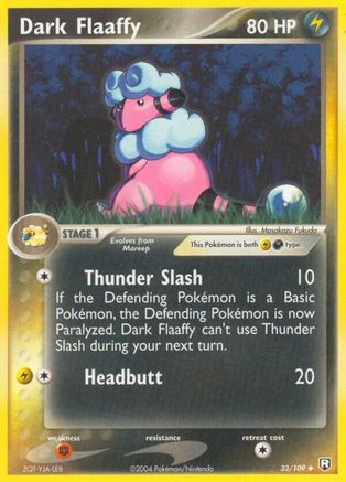Dark Flaaffy 033 Team Rocket Returns - Uncommon