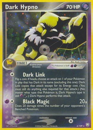 Dark Hypno 006 - Reverse Holofoil Team Rocket Returns - Holo Rare