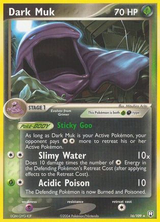 Dark Muk 016 - Reverse Holofoil Team Rocket Returns - Rare