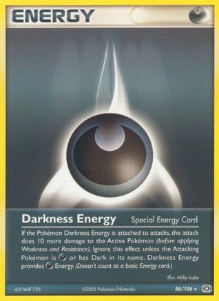 Darkness Energy (Special) - Reverse Holofoil Emerald - Rare