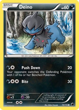 Deino (75) - Reverse Holofoil Plasma Freeze - Common