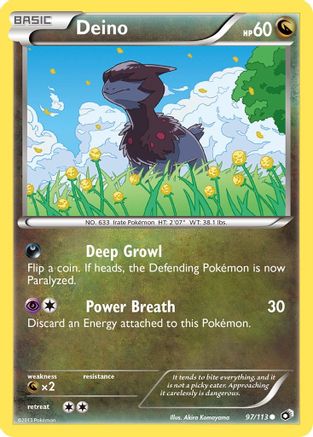 Deino - Reverse Holofoil Legendary Treasures - Common