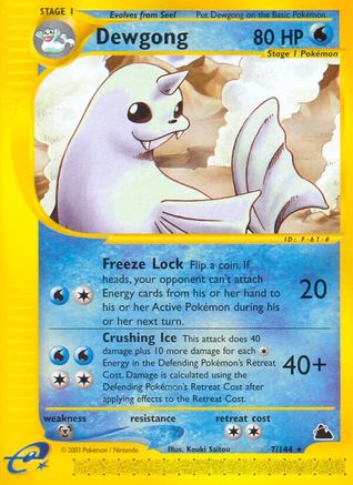 Dewgong (7) Skyridge - Rare