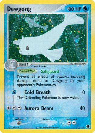 Dewgong FireRed & LeafGreen - Holo Rare