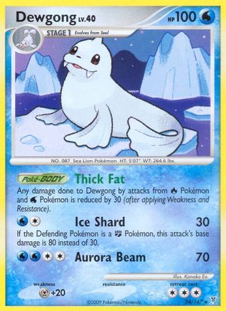 Dewgong Supreme Victors - Rare
