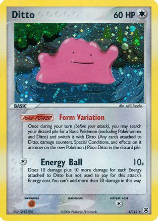 Ditto - Holofoil FireRed & LeafGreen - Holo Rare