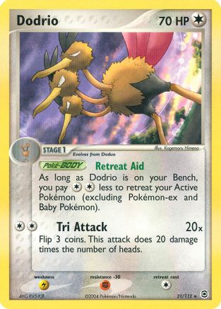 Dodrio/112 - Reverse Holofoil FireRed & LeafGreen - Rare