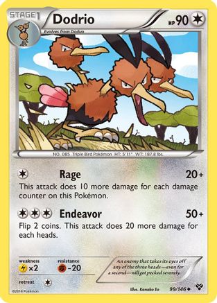 Dodrio XY Base Set - Uncommon