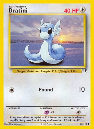 Dratini 072 - Reverse Holofoil Legendary Collection - Common