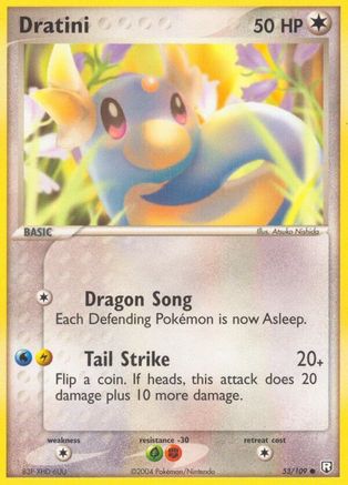 Dratini 053/109 - Reverse Holofoil Team Rocket Returns - Common