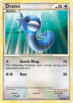 Dratini 062 - Reverse Holofoil Triumphant - Common