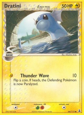 Dratini (Delta Species) 066/113 - Reverse Holofoil Delta Species - Common