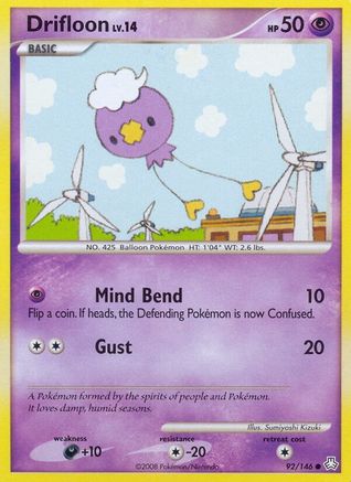 Drifloon - Reverse Holofoil Legends Awakened - Common