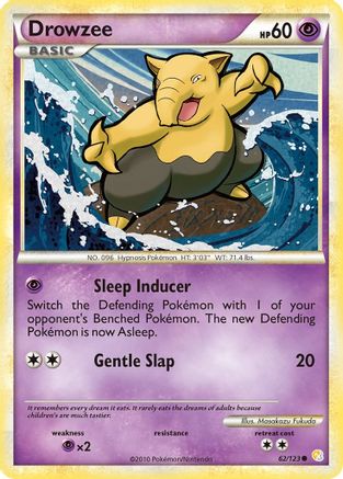 Drowzee 062 HeartGold SoulSilver - Common