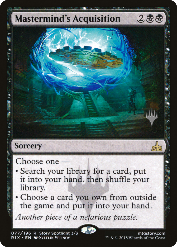 Mastermind's Acquisition (PPM20-077) - Rivals of Ixalan Promos Foil