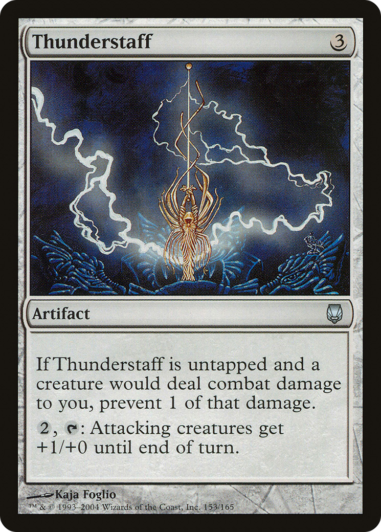Thunderstaff (DST-153) - Darksteel Foil