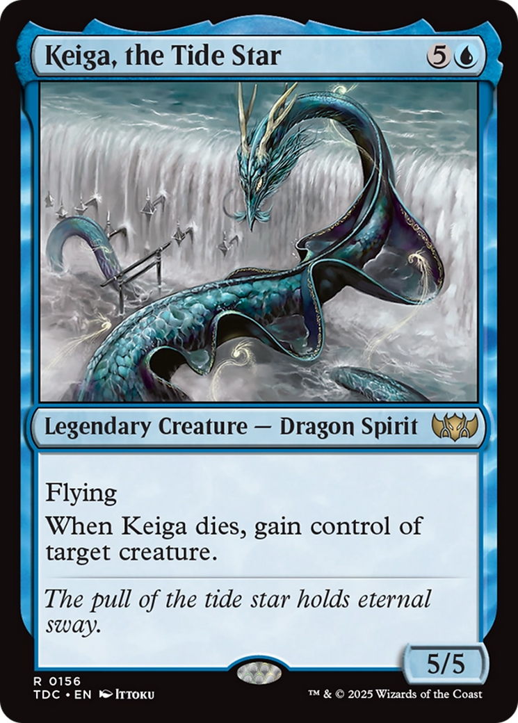 Keiga, the Tide Star (TDC-156) - Commander: Tarkir: Dragonstorm