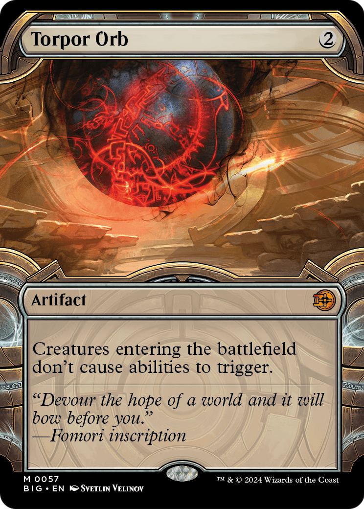 Torpor Orb (Showcase) (BIG-057) - The Big Score: (Showcase) Foil